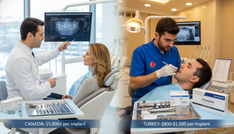 Affordable Dental Implants: Canada vs Turkey Cost Comparison